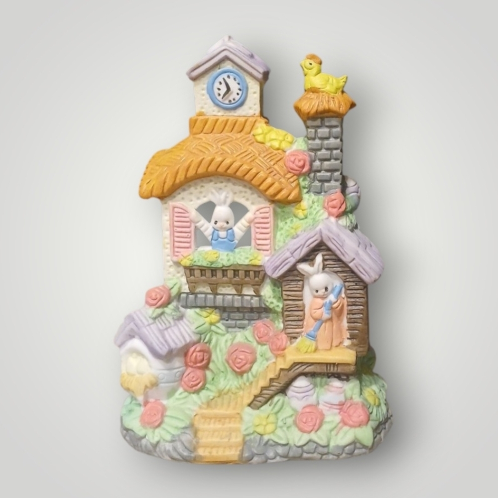 Easter Jubilee Porcelain Bunny House